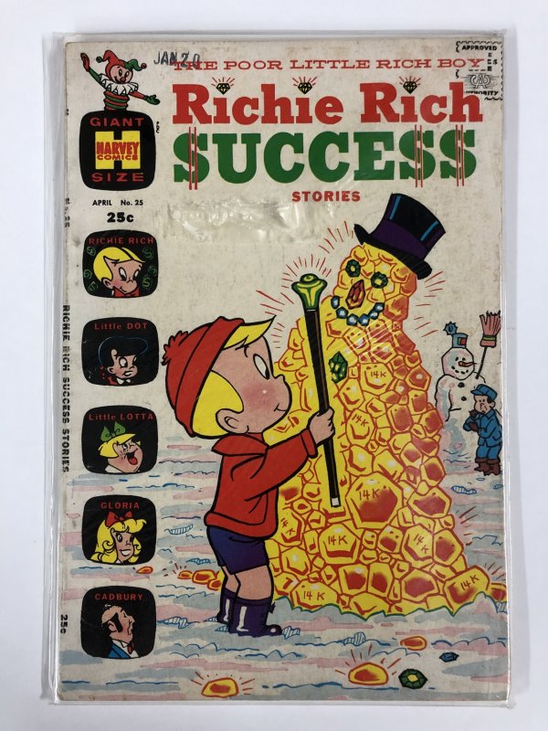 RICHIE RICH SUCCESS STORIES (1964-1982) 25 G-VG Apr.196 COMICS BOOK