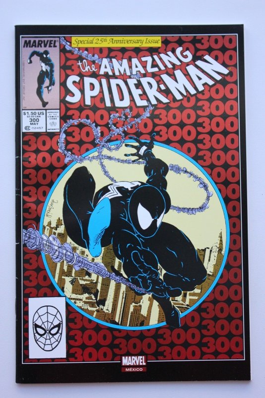 AMAZING SPIDER-MAN #300 MEXICAN FOIL LTD TO 1000 1ST APPEARANCE OF VENOM VF