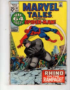 Marvel Tales #32 (1971) rHINO! LIZED! Iron-Man Reprint stories  / ID#338