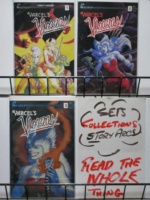 VARCELS VIXENS (1990 CL) 1-3  Susan Van Camp - complete