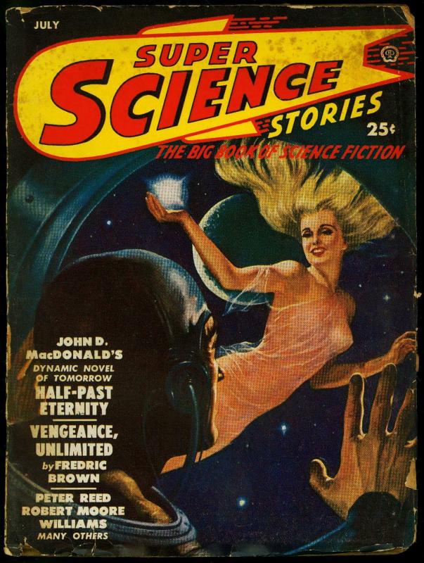 Super Science Pulp July 1950- John D MacDonald-Fredric Brown G/VG