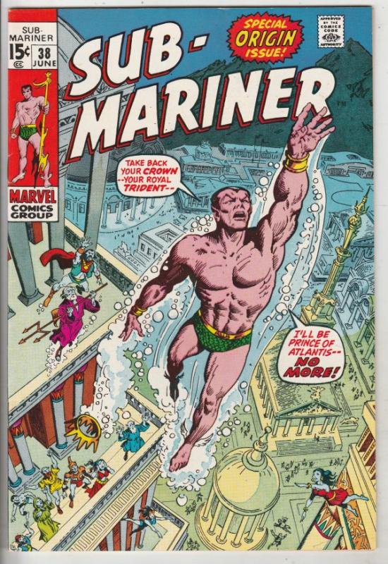 Sub-Mariner #38 (Jun-71) NM- High-Grade Sub-Mariner (Prince Namor)