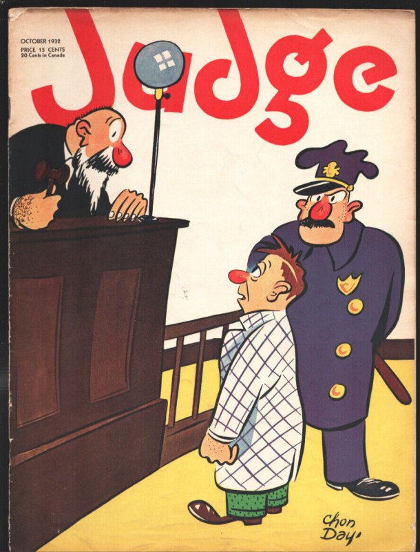 Judge 10/1932-Chon Day golf coverFrom the Platinum Age of Comics-Jokes-gags-c...