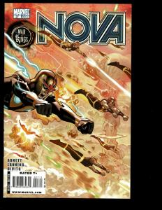 Lot Of 6 Nova Marvel Comics # 24 25 26 27 28 29 War Of Kings Avengers Thor SM2