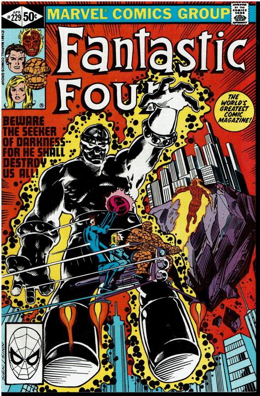 Fantastic Four #229, 9.0 or Better *KEY* 1st Ebon Seeker