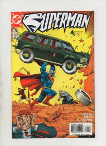 Superman #124 - Action Comics #1 Cover Swipe - (Grade 9.2) 1997