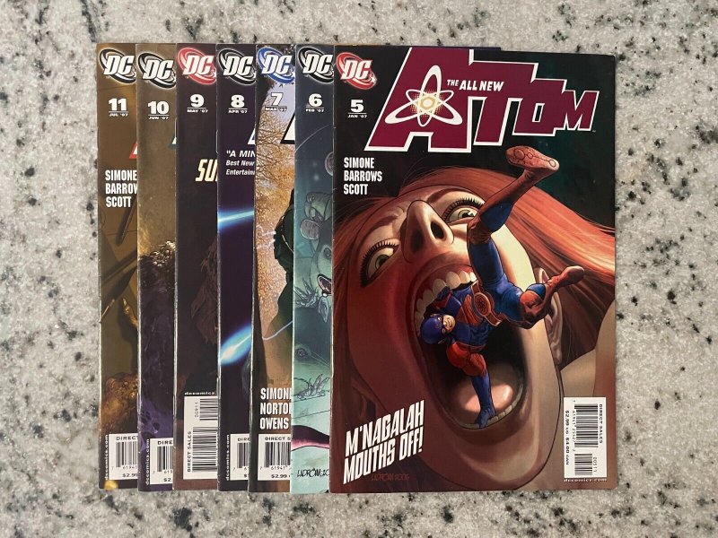 7 Atom DC Comic Books # 5 6 7 8 9 10 11 Batman Superman Flash Aquaman 59 J854