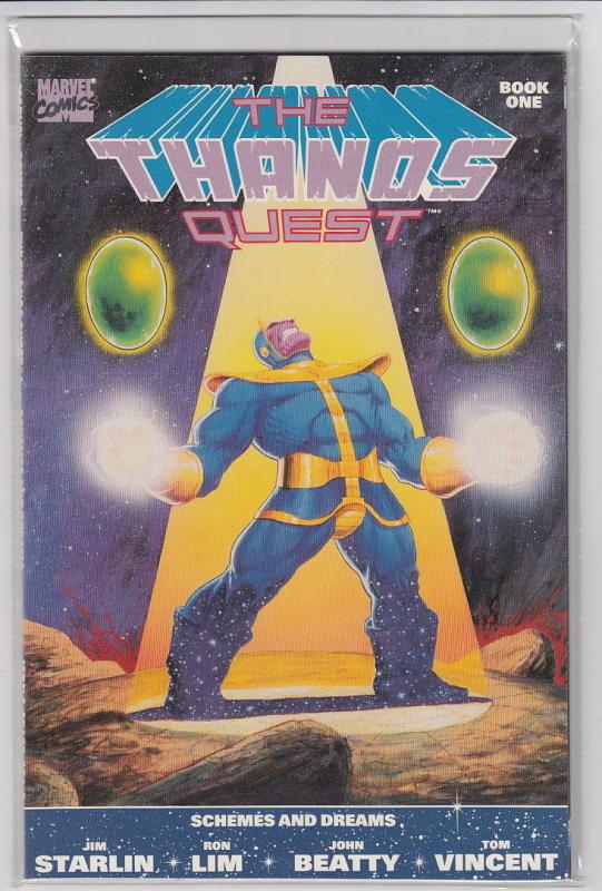 Thanos Quest 1 & 2 1st Print Complete Set Jim Starlin Infinity Gauntlet War NM