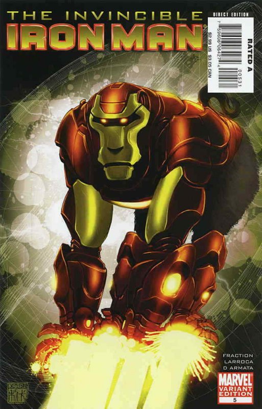 Invincible Iron Man #5B VF/NM; Marvel | save on shipping - details inside