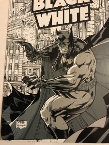 Batman Black And White #1 : DC 6/96 NM-; scarce NEWSSTAND VARIANT, Jim Lee