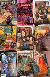 Lot of 9 Comics (See Description) Spider Man, Star Wars, Star Trek, Adam Strange