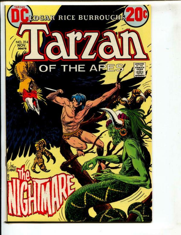 Tarzan-#214-1972-DC-BRONZE-AGE-Joe Kubert-NM-