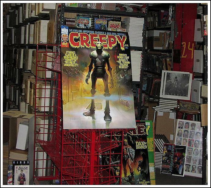 CREEPY 72 CLASSIC 1970s Cyborg! POSTER KEN KELLY