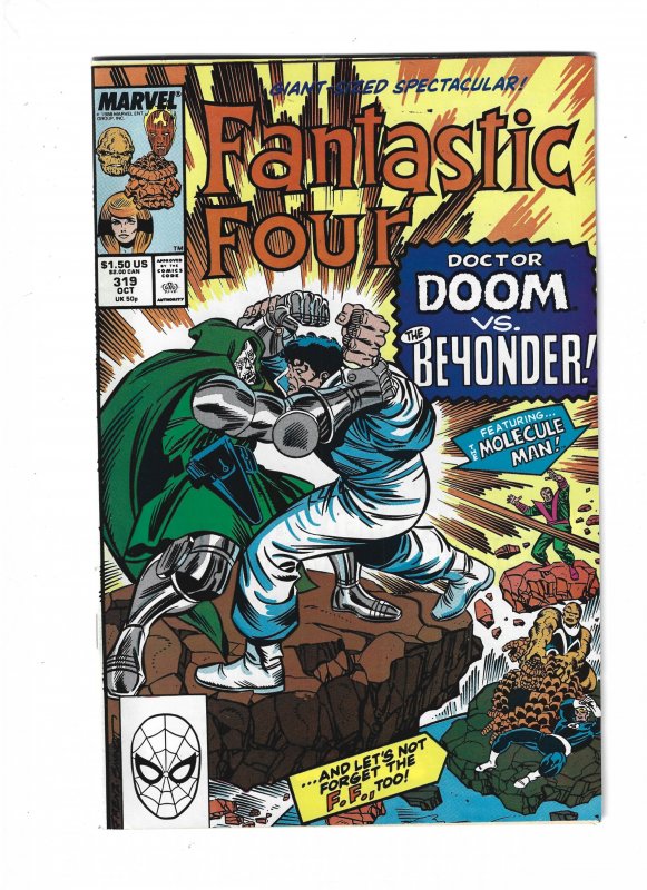 Fantastic Four #316 through 319Direct Edition (1988)