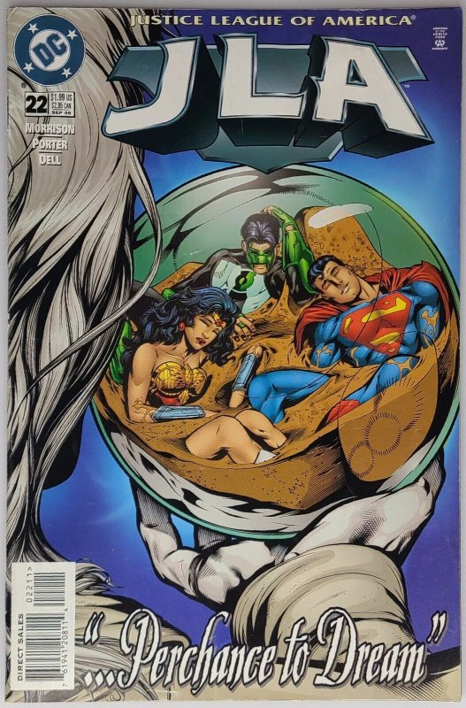 JLA 22 DC Comics 1998 3.0 GD/VG Justice  Superman Green Lantern Wonder  Woman