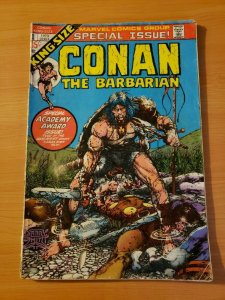 King Size Conan The Barbarian #1 ~ VERY GOOD - FINE FN ~ 1973 Marvel Comics