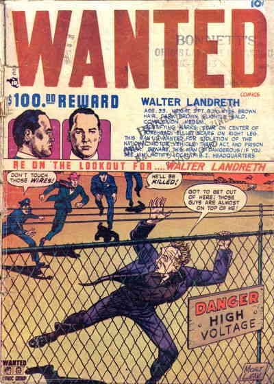 Wanted Comics #18 POOR ; Toytown | low grade comic February 1949 high voltage