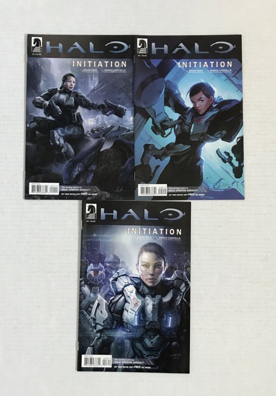 Halo: Initiation #1-3 Lot Of 3 