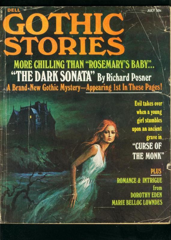 GOTHIC STORIES #5 1971-DELL PULP-DOROTHY EDEN-ROCHARD POSNER-good G