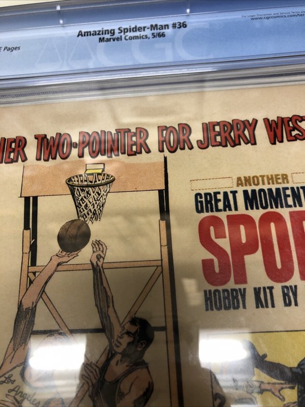 Amazing Spider-Man (1966) # 36 (CGC 7.5) Marvel Comics • Stan Lee • Steve Ditko