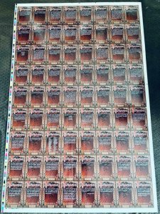 DAWN - Joseph LINSNER Trading Card Set, 72 uncut sheet, Limited Signed N'ed 2002