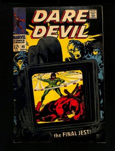 Daredevil #46 Jester! Stan Lee & Gene Colan Cover!