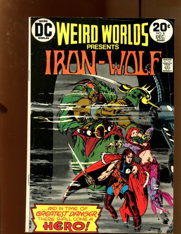 Weird Worlds #1-8 - TWO PIECES OF #1/NINE PIECE LOT! (4.0/4.5) 1973