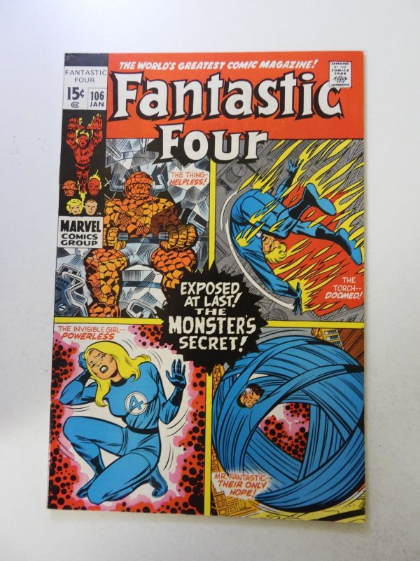 Fantastic Four #106 (1971) VF condition