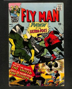 Fly man #37 Paul Reinman Cover Art!