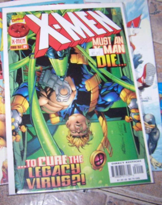 X Men  # 64 may  1997 marvel   legacy virus zero tolerance shang-chi