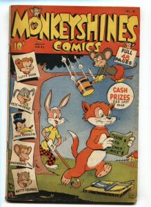 Monkeyshines #21 1948-Ace-Nutty Squirrel-fortune teller-wacky humor-vg