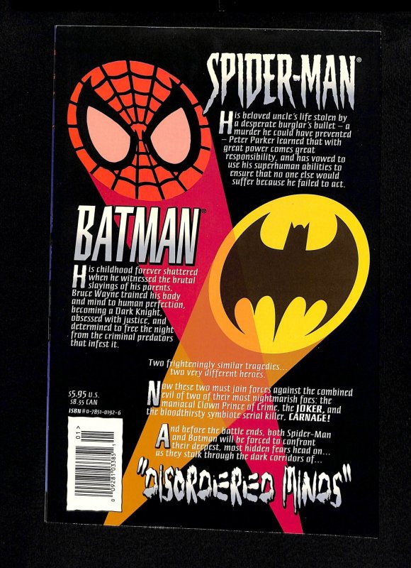 Spider-Man and Batman: Disordered Minds #1