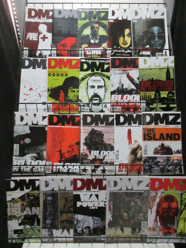 DMZ (DC Vertigo 2006) #1-72 COMPLETE Brian Wood Riccardo Burchielli Series
