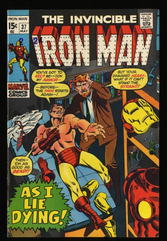 Iron Man #37 VF- 7.5 Marvel Comics