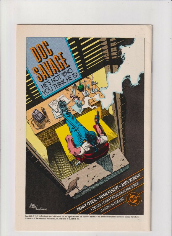 The Shadow #3 VF/NM 9.0 DC Comics 1987 Bill Sienkiewicz