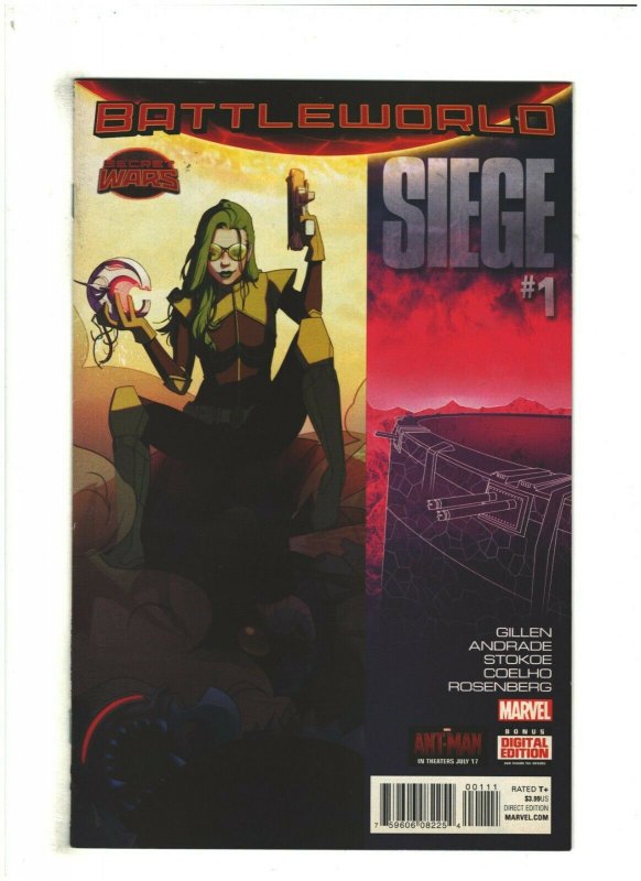 Siege #1 VF/NM 9.0 Marvel Comics 2015 Battleworld Secret Wars 