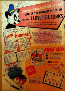 New Funnies 176 Dell Comics 1951 Walter Lantz Andy Panda Farmyard