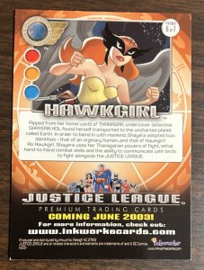 Justice League Premium Trading Cards Hawkgirl Promo 6 Of 7 DC Comics 2003