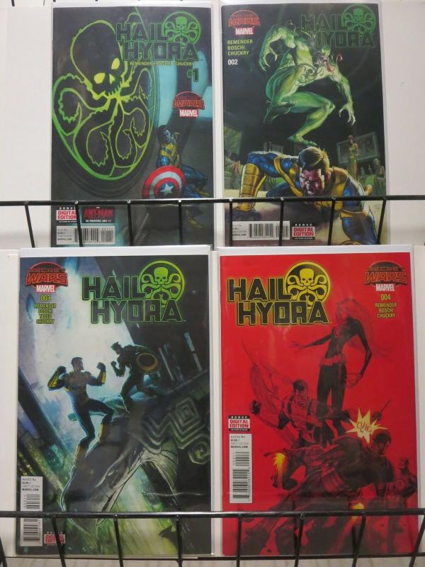 HAIL HYDRA (2015) 1-4  Nomad vs Hydra...!?!