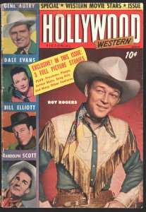 Hollywood Pictorial Western #4 1950-Roy Rogers cover photo-Audie Murphy insid...