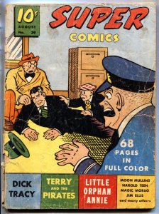 Super Comics #39--1941--Dick Tracy--Smokey Stover--Magic Morro--comic book