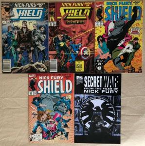 NICK FURY, AGENT OF SHIELD - COPPER AGE VOL 2 - #1, #10, #21, #33, SECRET WAR