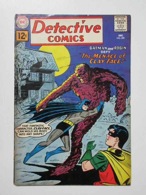 Detective Comics (December 1961) #298 1st Silver Age Clayface! VG Spine GOOD