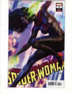Spider-Woman #5 (NM+ 9.6) 2020 Artgerm Black Costume VARIANT  /  ID#783