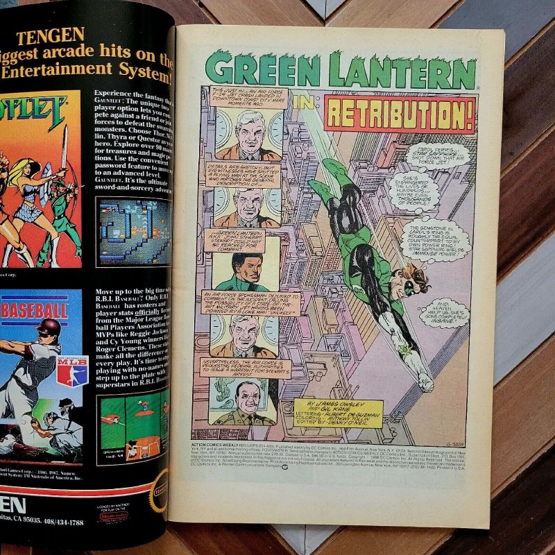 ACTION COMICS #603 (DC 1988) HIGH GRADE! Blackhawk, Deadman, Wild Dog & more