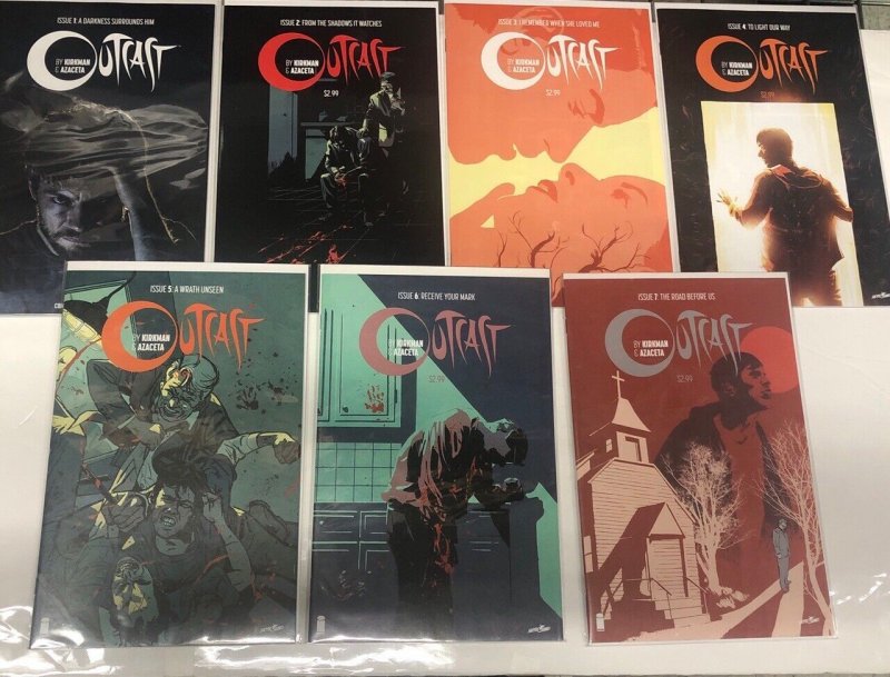 Outcast (2001) Set Issue # 1-7 Image Comics • Robert Kirkman • Paul Azaceta