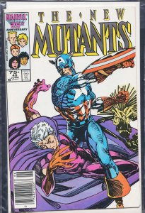 The New Mutants #40 Newsstand Edition (1986) New Mutants