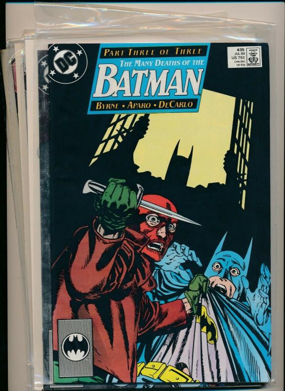 DC BATMAN #432 &3 Part Series The Many Dreams of BATMAN#433-435 F/VF (PF629) 