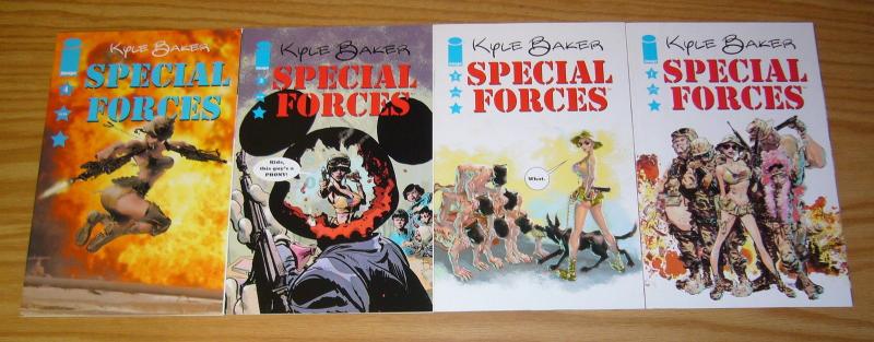 Special Forces #1-4 VF/NM complete series - kyle baker - bad girl at war set 2 3