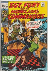 Sgt. Fury and His Howling Commandos #78 (May-70) FN/VF Mid-High-Grade Sgt. Fu...